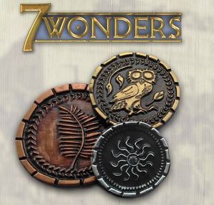 7 Wonders: Leaders – Moedas & Co. Metal Coins
