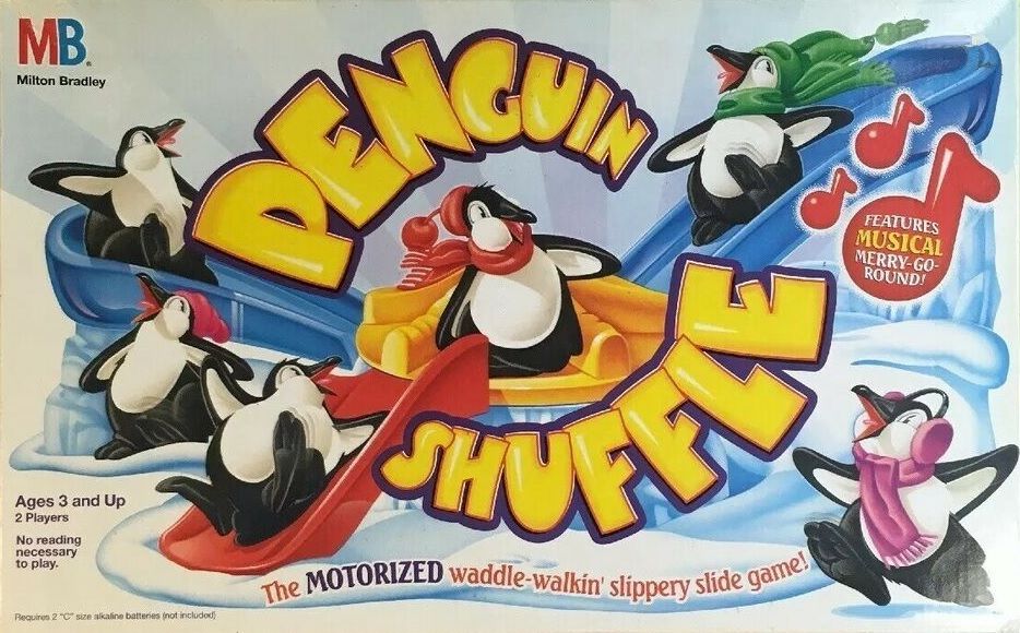 Penguin Shuffle Board Game Boardgamegeek