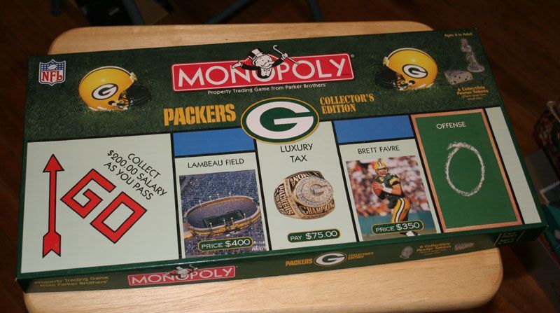Brand New Sealed MONOPOLY City of GREEN BAY Edition PACKERS USAopoly Year 2000 
