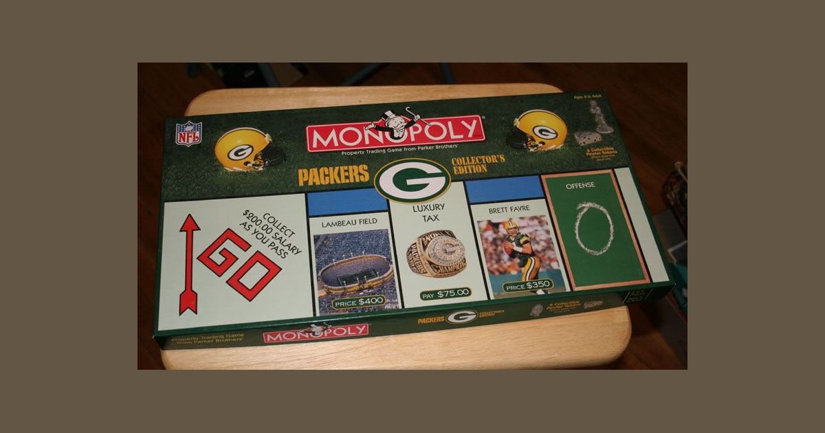 Monopoly Green Bay Packers Board Game BoardGameGeek
