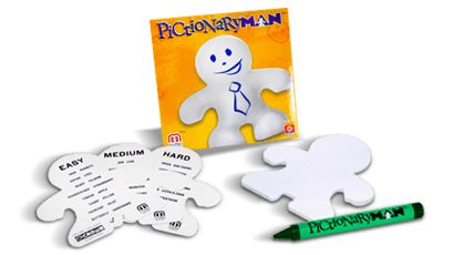 Paper Stack Pictionary Man