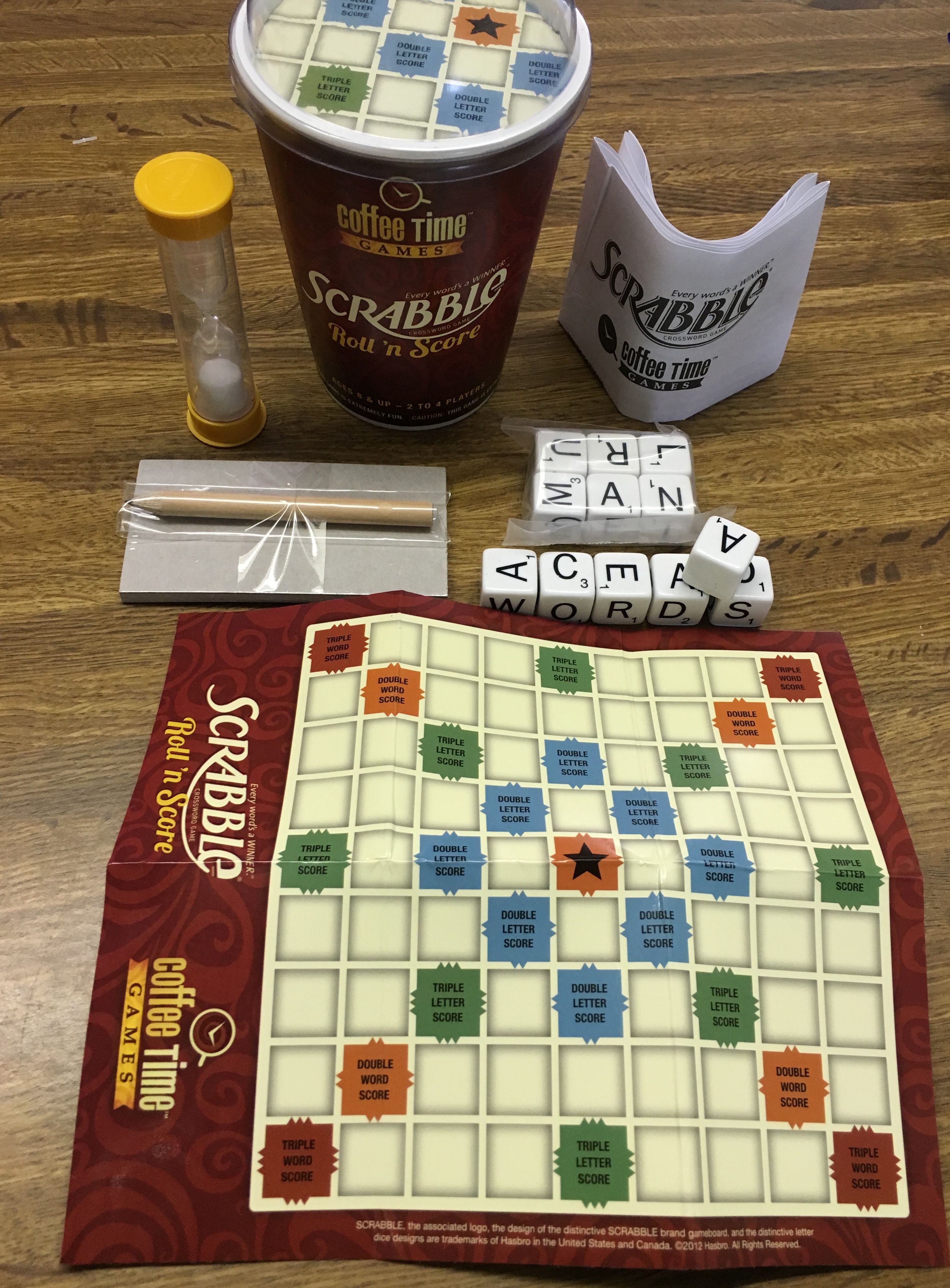 Scrabble Roll \'n Score