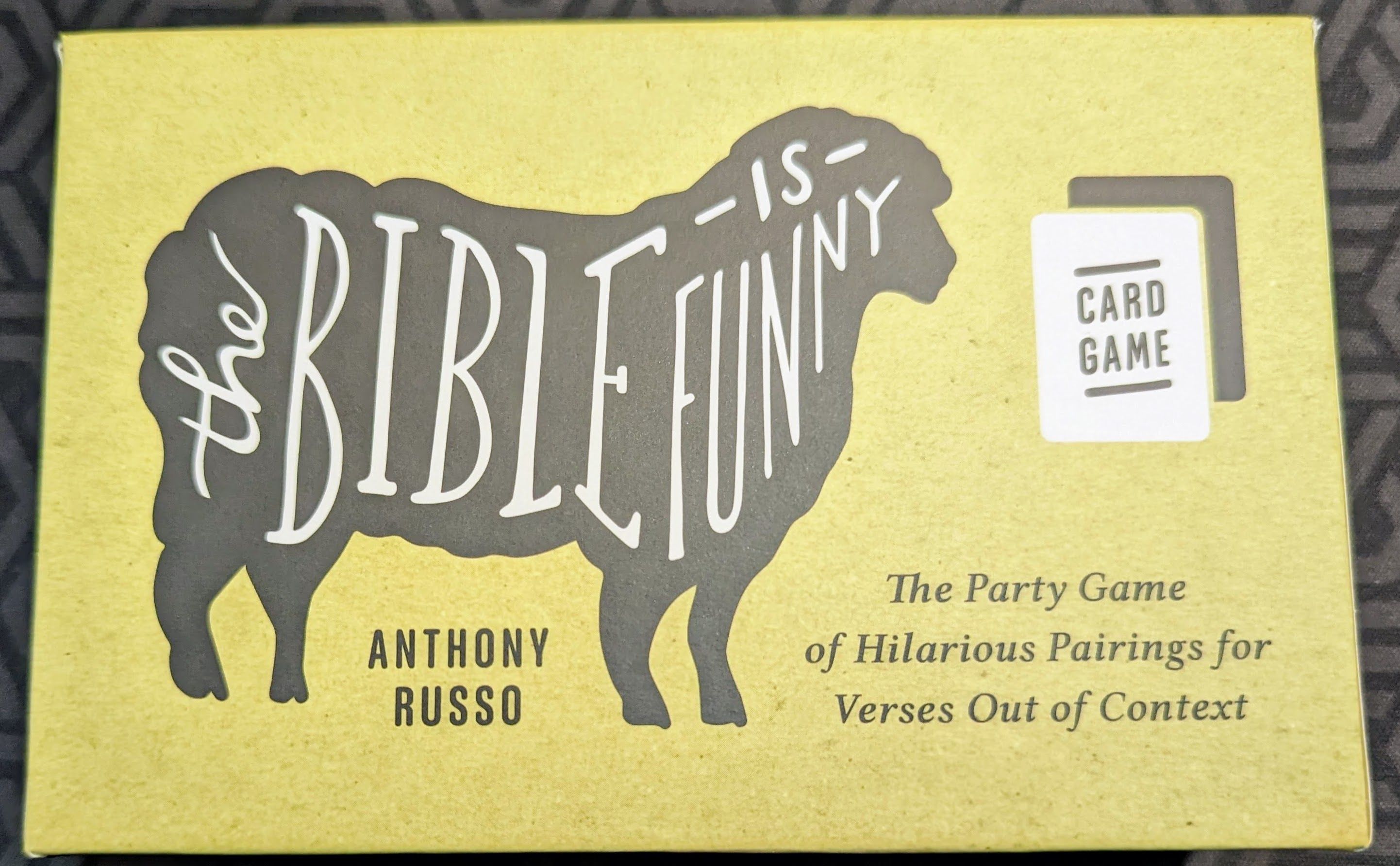 Coperta The Bible Is Funny Card Game