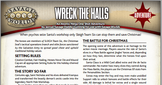 Wreck The Halls Rpg Item Rpggeek