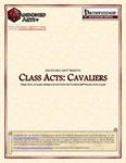 RPG Item: Class Acts: Cavaliers