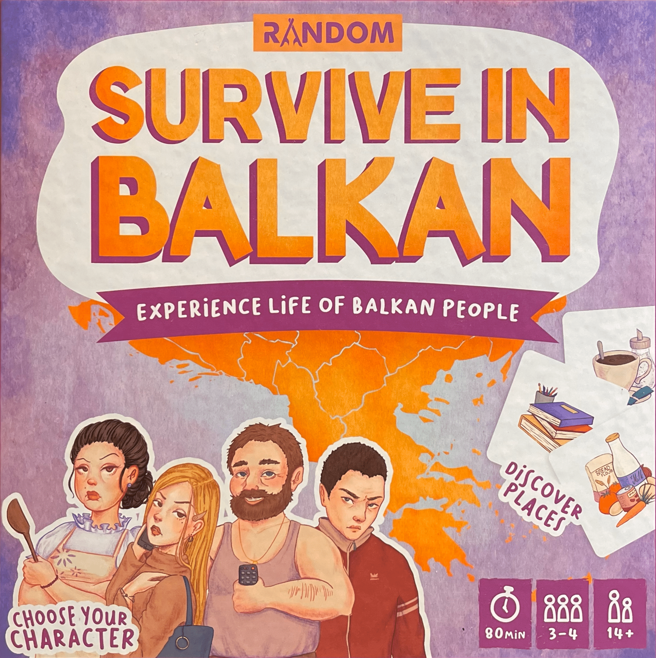 Survive in Balkan: The Board Game cover