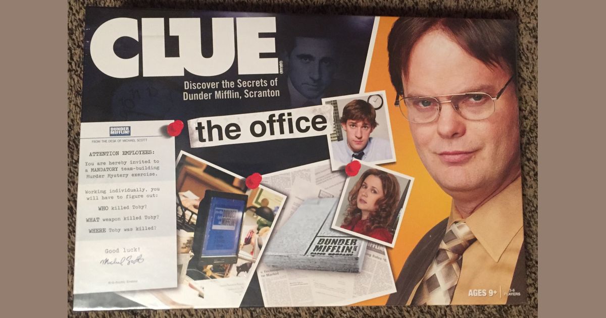The Office Edition Replacement Parts Nametags Etc Board Cards Clue 