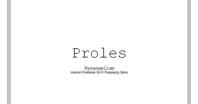 Proles | RPG Item | BoardGameGeek