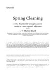 RPG Item: URD3-03: Spring Cleaning