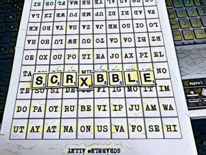 SCRxBBLE: Print and Play Words Games using Scrabble Tiles