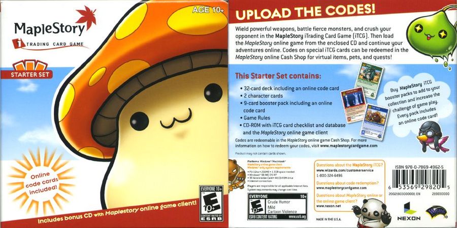 maplestory booster box Trading Card Game packs gift Mesos Pl0x?? Maplestory TCG -