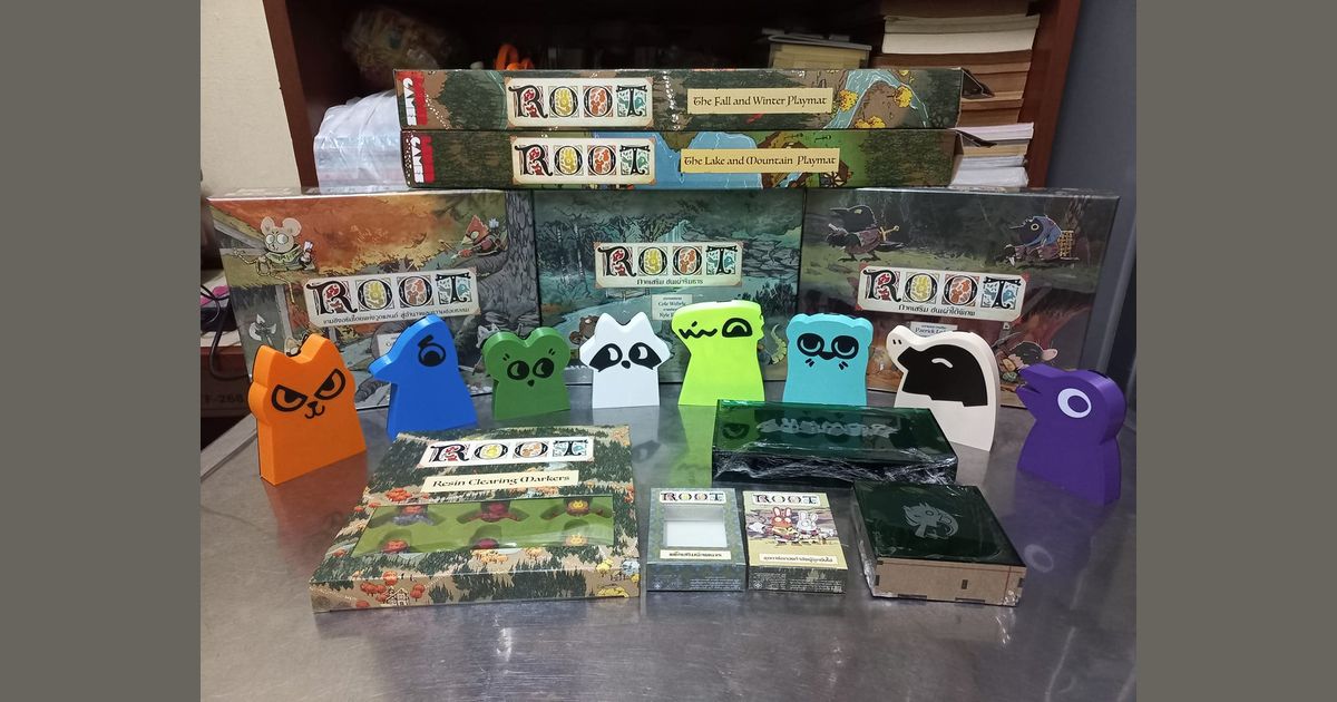 asymmetric board games like root