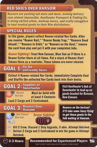 Scenario, 'Red Skies Over Ransom' - Returning your collected Reaver ...