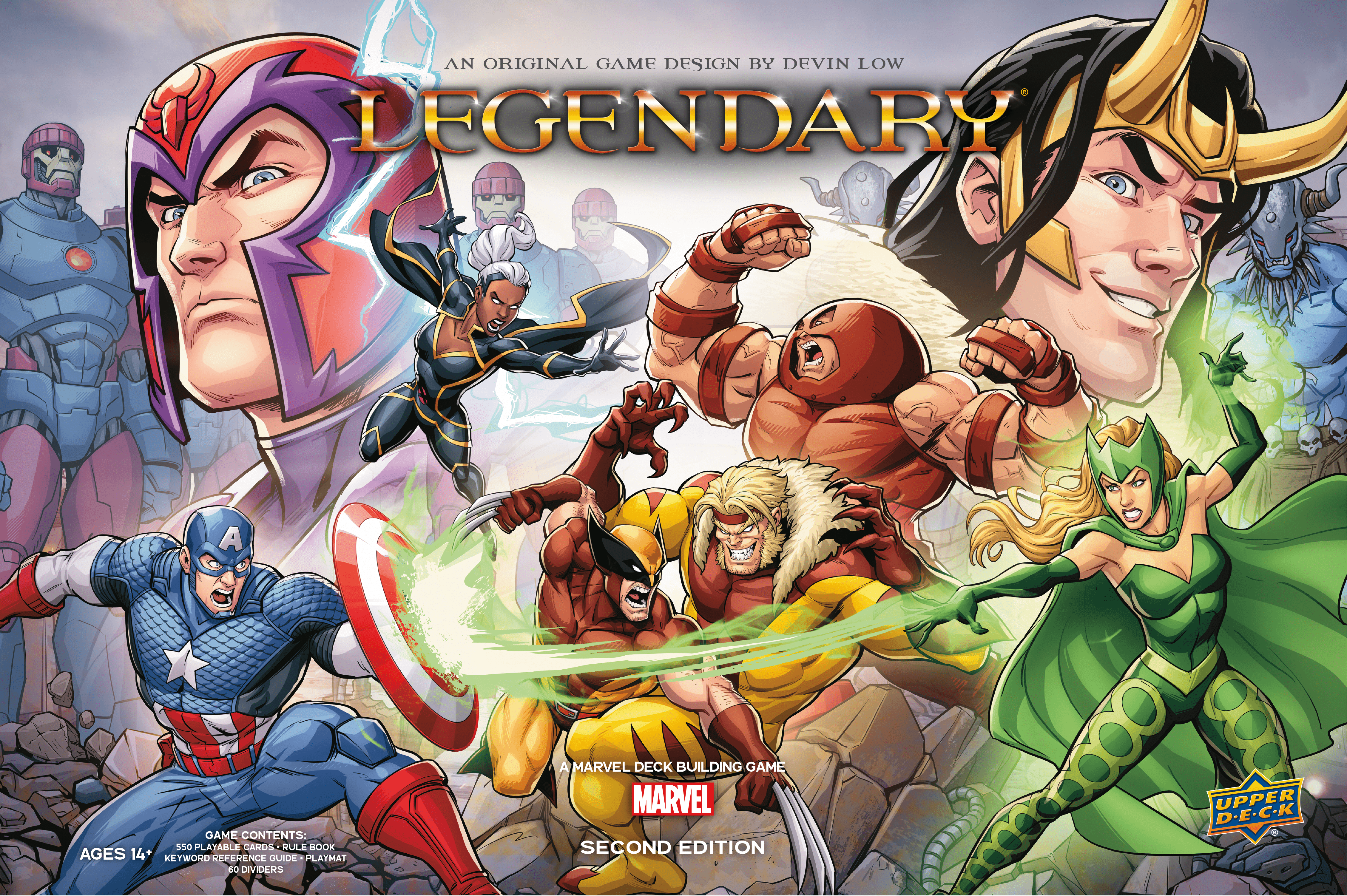 Boîte du jeu Legendary: A Marvel Deck Building Game (Second Edition)