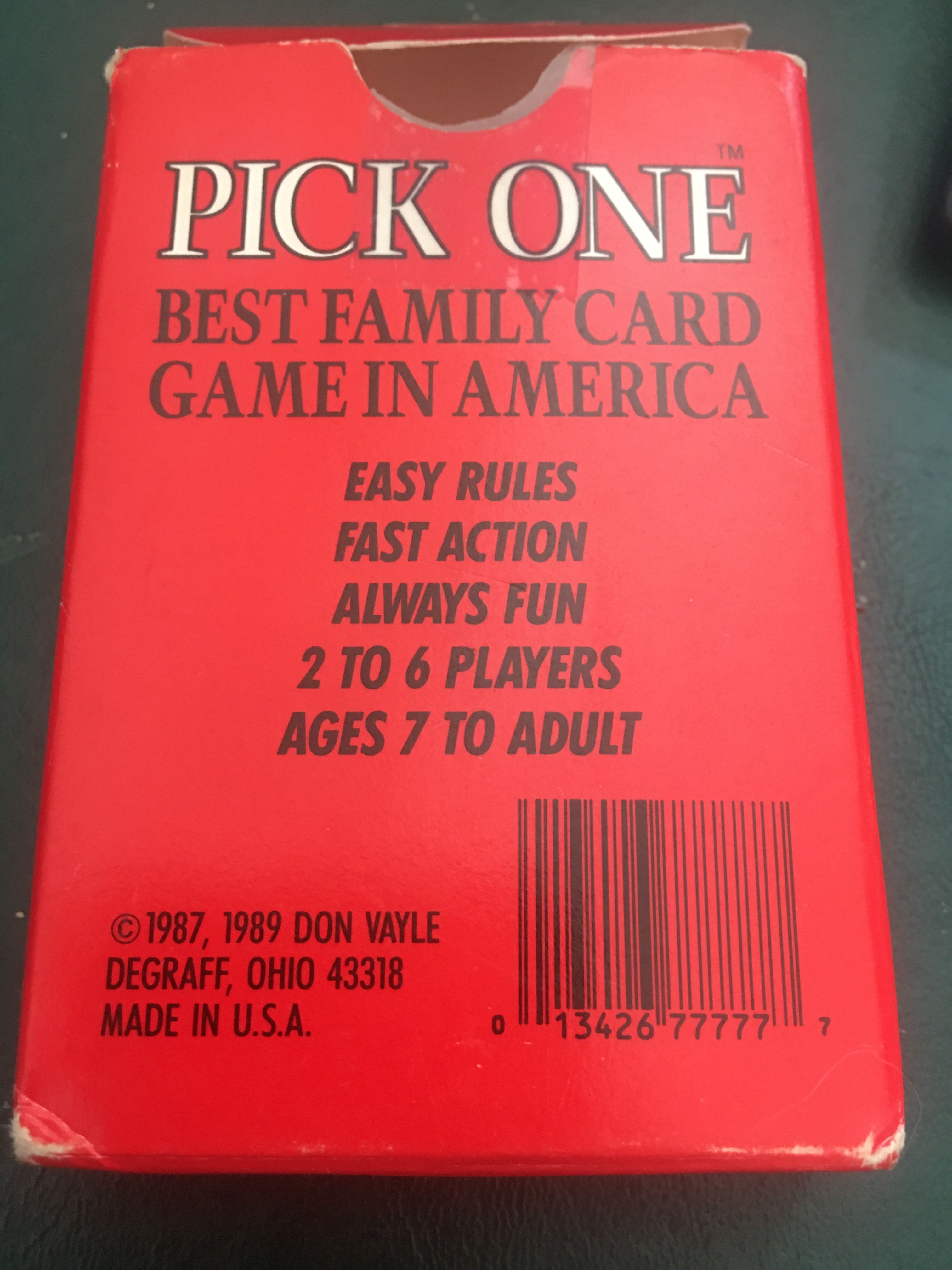 Pick 1