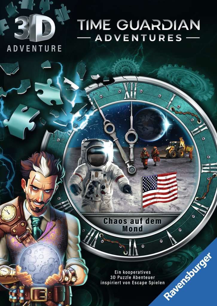 Time Guardian Adventures: Mayhem on the Moon box art