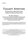 RPG Item: AGLA1-7: Twilight Ambitions