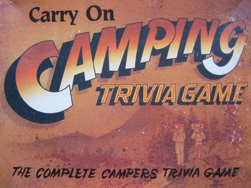 Carry On Camping Trivia Game cover