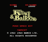 Video Game: King & Balloon