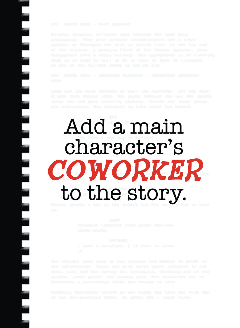 Movie Plotz: Cult Films – Add a main character's COWORKER to the story cover