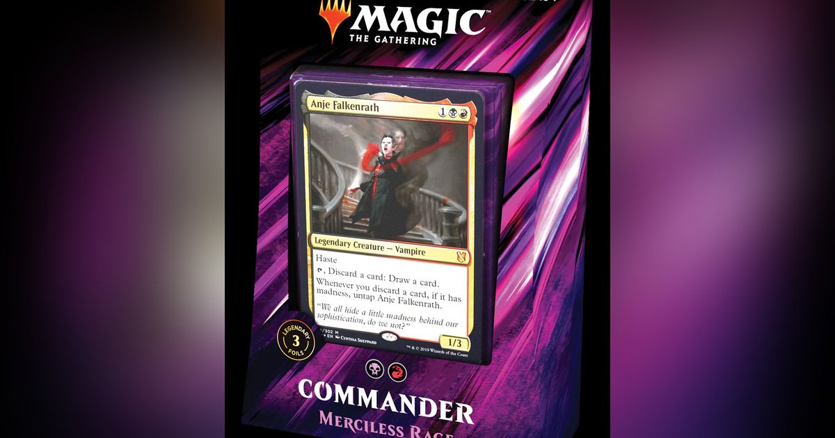 Magic The Gathering — Commander 2019 Merciless Rage Board Game BoardGameGeek