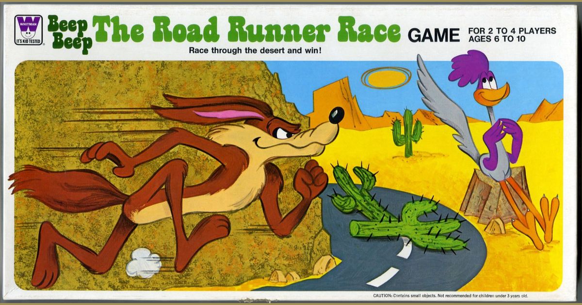 Beep Beep The Road Runner Race Game Board Game BoardGameGeek