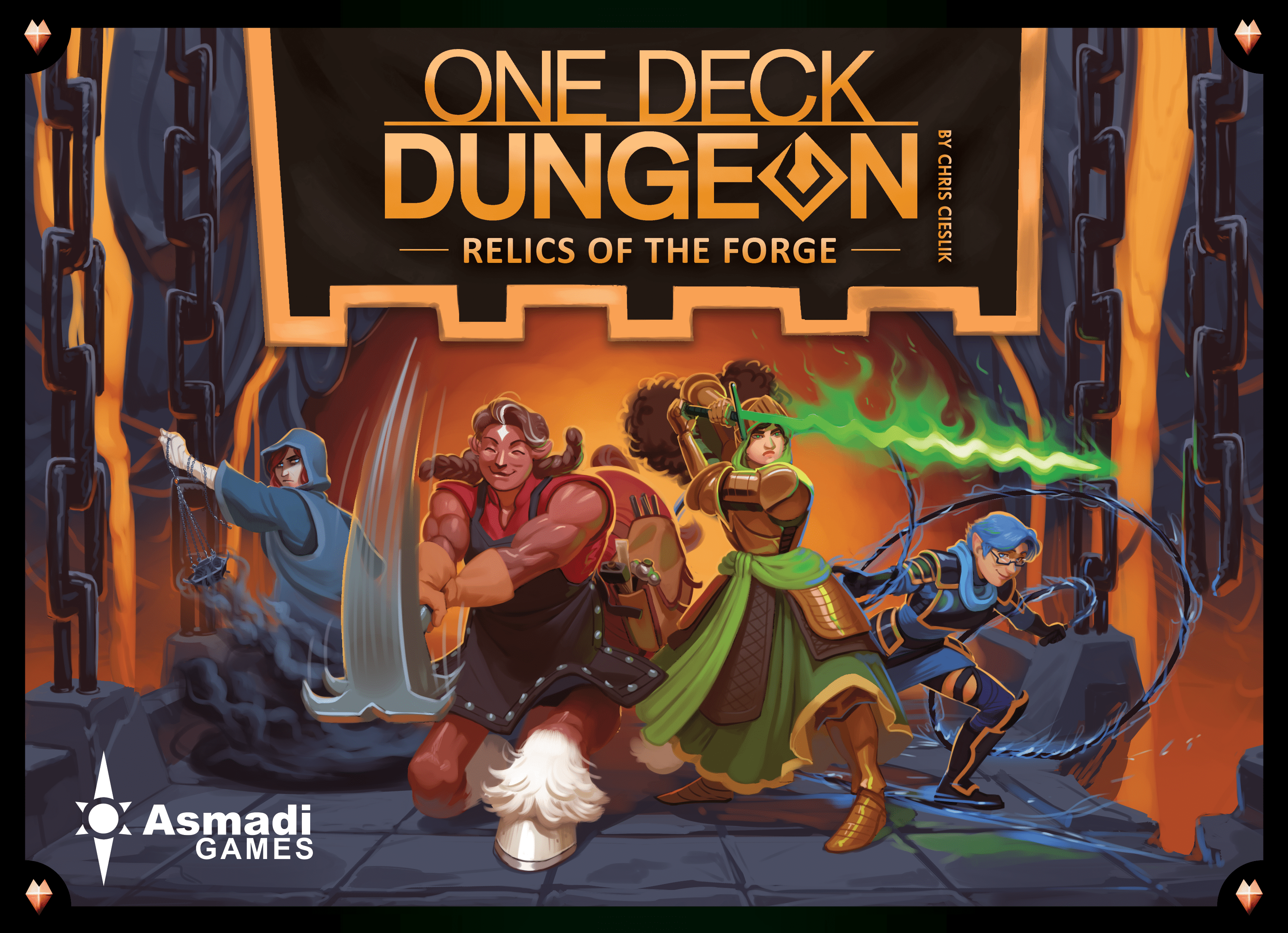 One Deck Dungeon: Relics of the Forge cover art