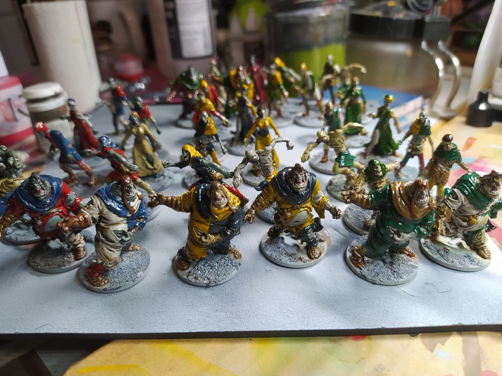 Painting Zombicide Black Plague 63 Zombies BB's Hobby Zone