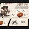 An example of a Vagrant card and equipped Skill and Junk cards.