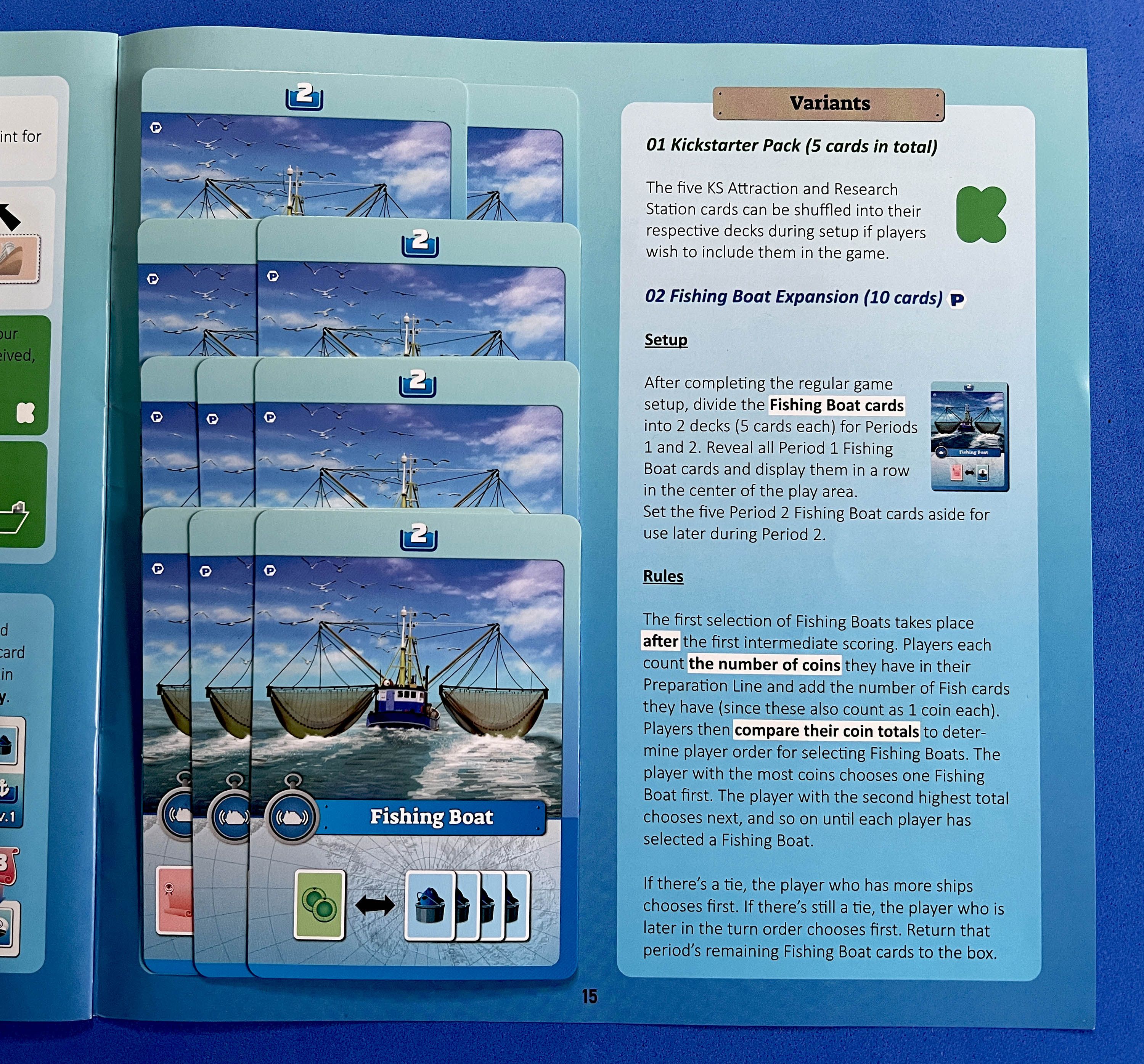 Neko Harbour: The Card Game – Fishing Boat promo card cover art