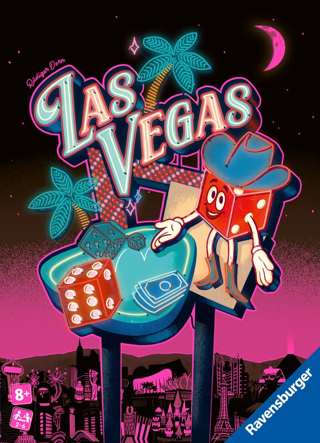 Las Vegas gioco da tavolo dadi e casinò per 2-6 giocatori - copertina ufficiale Ravensburger nuova edizione