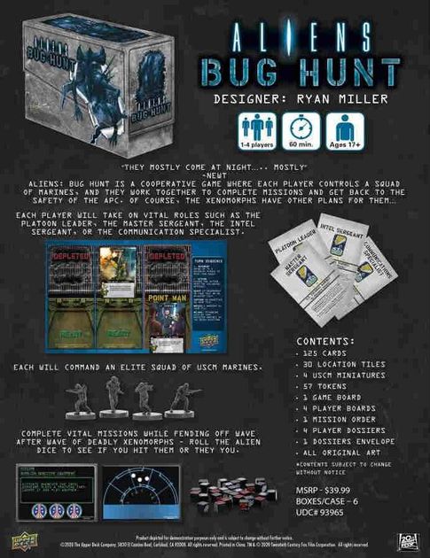 Aliens: Bug Hunt | Image | BoardGameGeek