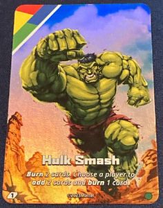 UNO Ultimate: Hulk – Hulk Smash Foil Chase Card