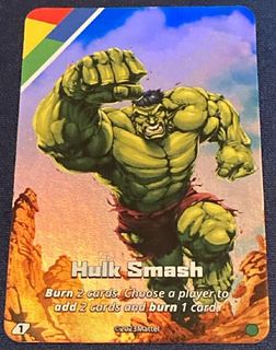 UNO Ultimate: Hulk – Hulk Smash Foil Chase Card