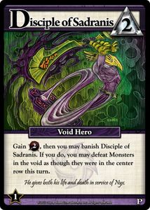 Ascension: Chronicle of the Godslayer – Disciple of Sadranis Promo Card