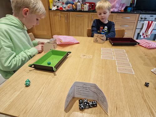 Gaming with Kids - Dice Fishing Roll and Catch!