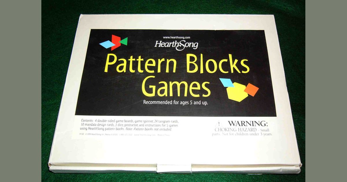 Pattern Blocks Games | Board Game | BoardGameGeek