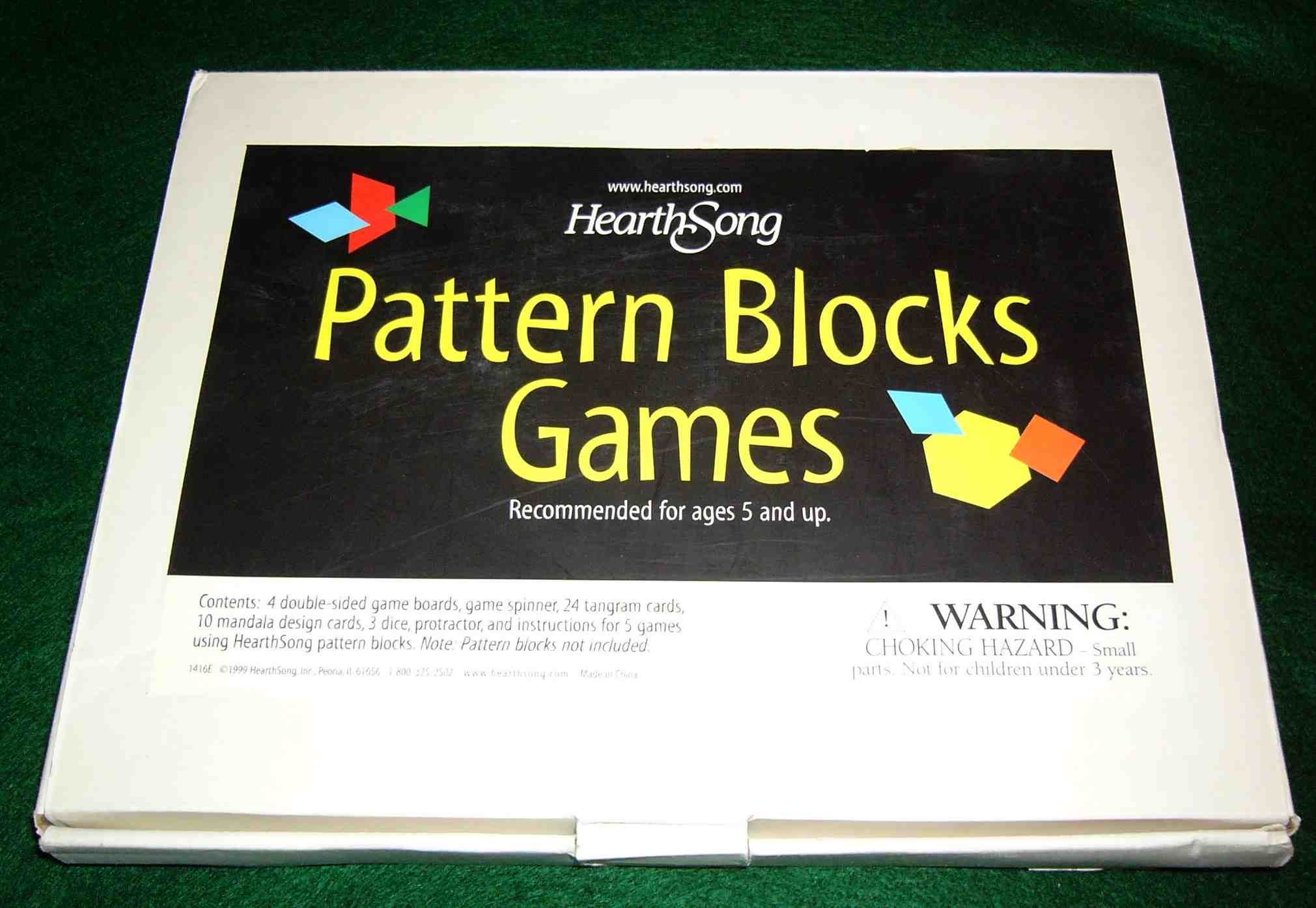 Pattern Blocks Games