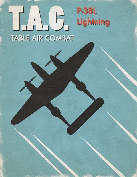 Table Air Combat: P-38L Lightning box art