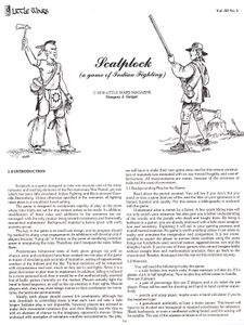 Scalplock (a game of Indian Fighting)