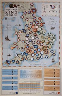 Unhappy King Charles!: Mounted Mapboard