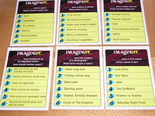 Imaginiff party game - review | BoardGameGeek