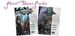 HEXplore It: The Forests of Adrimon – Fall of the Ancients Hero Sheet Pack