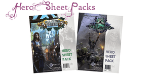 HEXplore It: The Forests of Adrimon – Fall of the Ancients Hero Sheet Pack