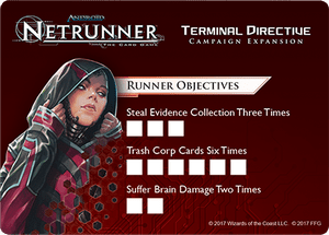 Android: Netrunner – Terminal Directive Objectives