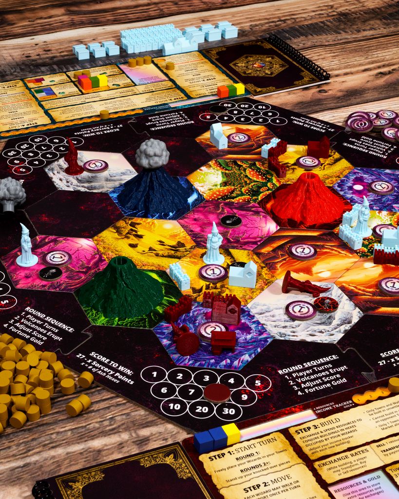 Illustration 10 de Hexes of Sygon: Move Wizards, Conjure Buildings, Cast Spells