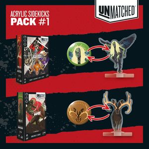 Unmatched: Acrylic Sidekicks Pack 1