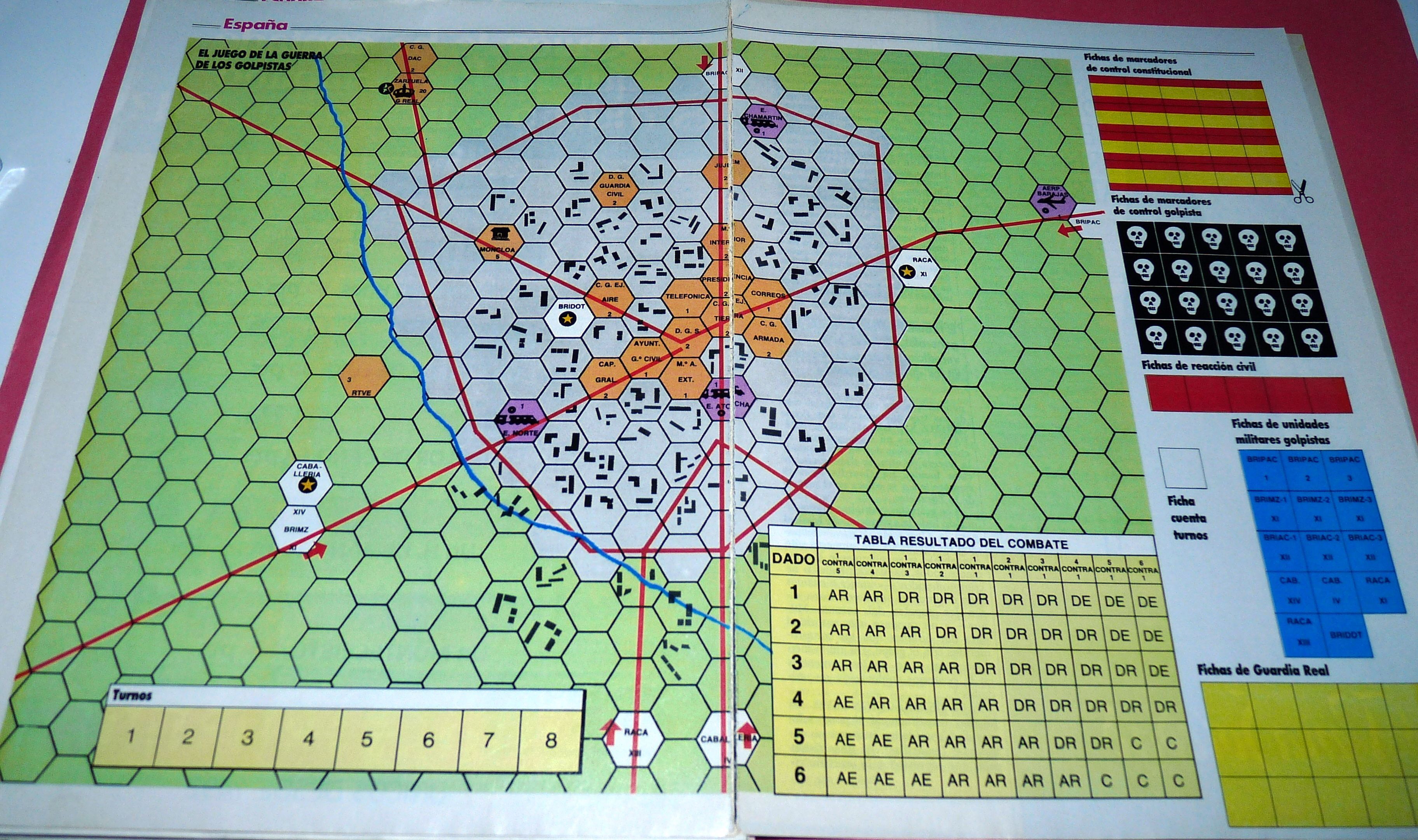 El juego de la guerra de los golpistas