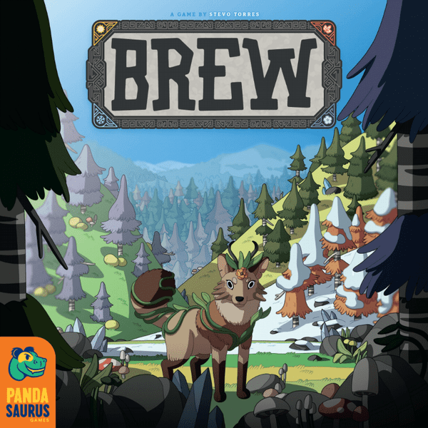 Brew, Pandasaurus Games, 2021 — front cover (image provided by the publisher)