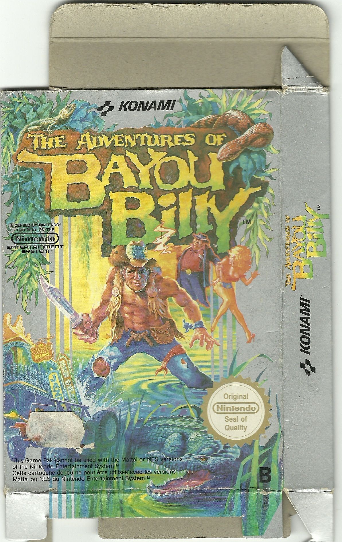 The Adventures of Bayou Billy box art